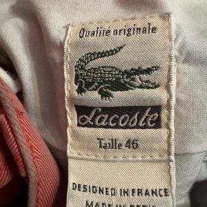 Lacoste 46 shorts US 36